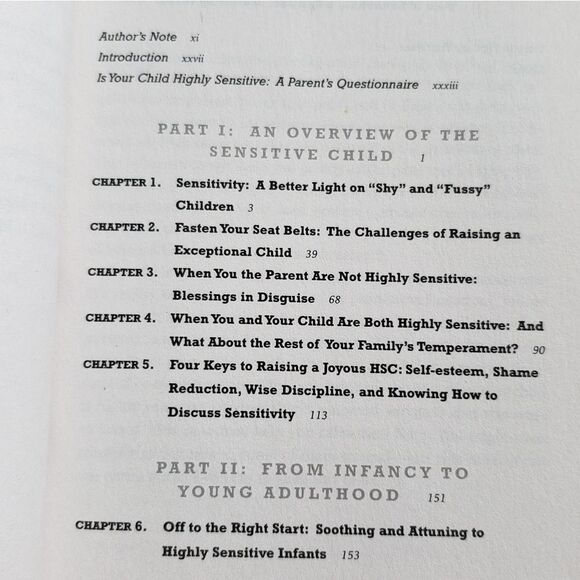 🔺️NWOT The Highly Sensitive Child; Helping Our Children Thrive Paperback Book - Picture 4 of 5